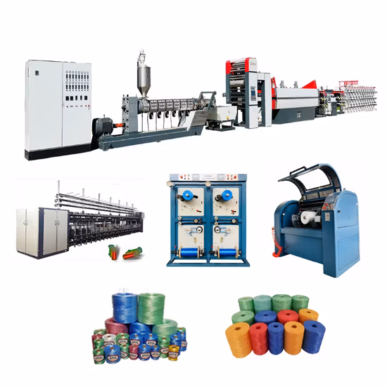New User PP Polypropylene Plastic Raffia Baler String Extrusion Machine for Packaging Twine/Rope